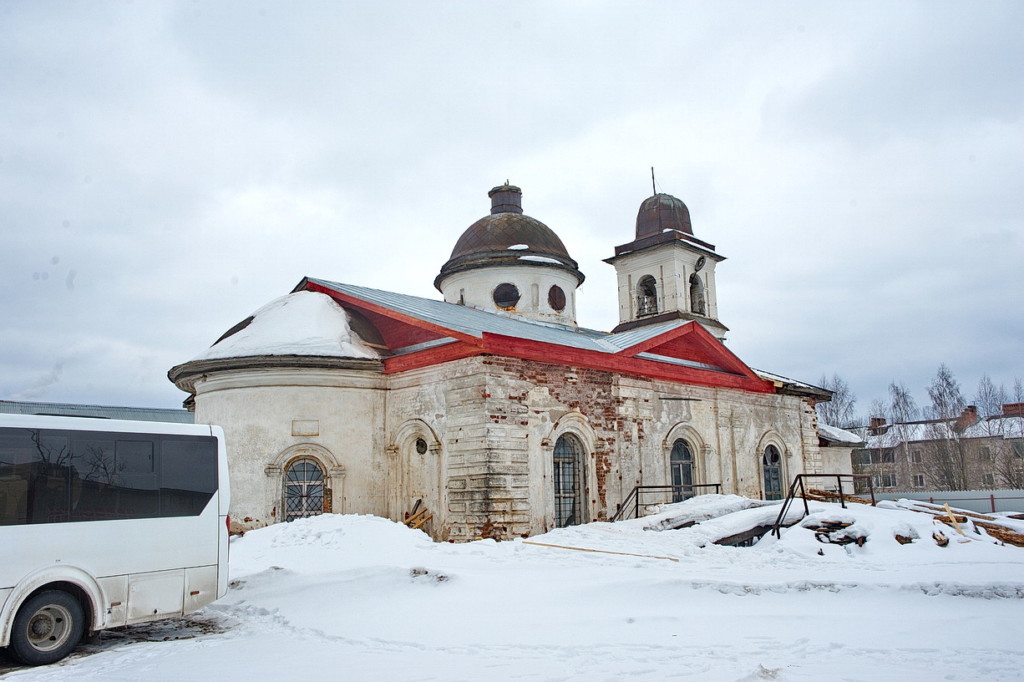 Зимний храм Вознесения поселок Гвардейское